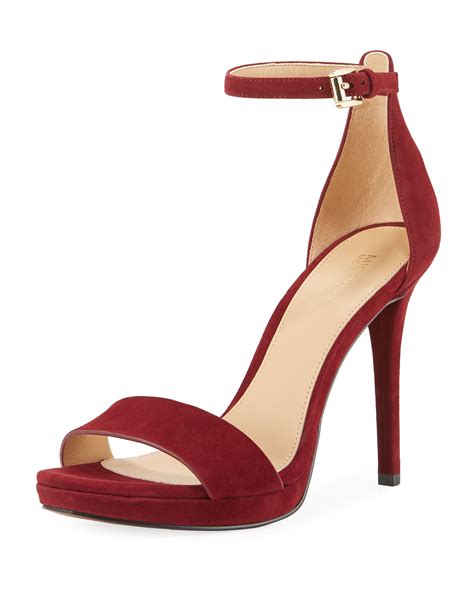 MICHAEL Michael Kors Hutton Suede Platform Sandals